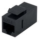 Deltaco Cat6 Keystone coupler, unshielded, 2xRJ45, plastic, 180