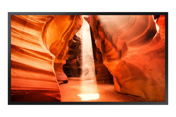 Samsung OM55N-S Digital fladpaneldisplay 139,7 cm (55") LCD Wi-Fi 4000 cd/m² Fuld HD Sort Indbygget processer Tizen 5.0