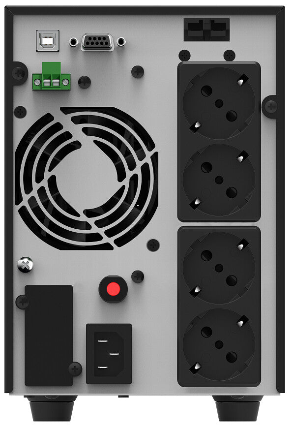 PowerWalker VFI 2000 AT UPS-enhed Dobbeltkonvertering (online) 2 kVA 1800 W 4 AC stikkontakt(er)