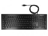 DeLOCK 12672 tastatur Kontor USB QWERTZ Tysk Sort