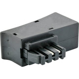 Schwaiger TST4215533 kabel kønsskifter TAE-F RJ-45 Sort