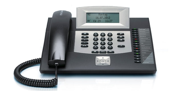 Auerswald COMfortel 1600 Analog telefon Nummervisning Sort