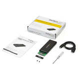 StarTech.com SM21BMU31C3 drevkabinet SSD kabinet Sort, Sølv M.2