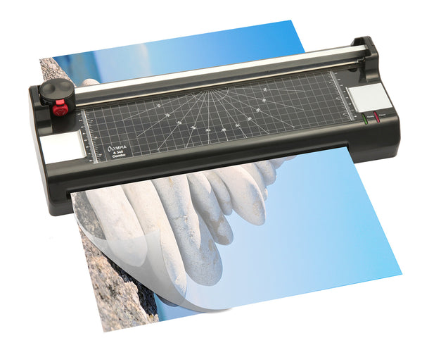 Olympia A 340 Combo Kold/varm lamineringsmaskine 250 mm/min Sort