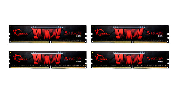 G.Skill Aegis F4-3200C16Q-64GIS hukommelsesmodul 64 GB 4 x 16 GB DDR4 288-pin DIMM
