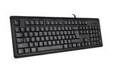 A4Tech KR-92 tastatur Universel USB QWERTY Engelsk Sort