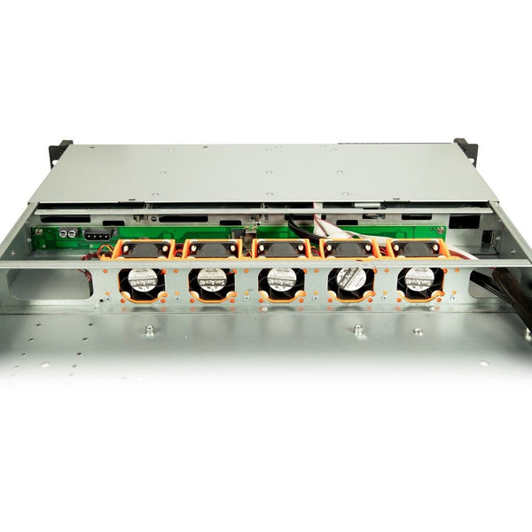 Inter-Tech IPC 1U-1404 Stativ Sort, Rustfrit stål