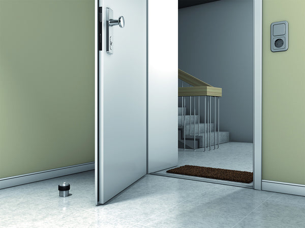 Olympia TS 230 dørstopper Rustfrit stål Gummi, Rustfrit stål