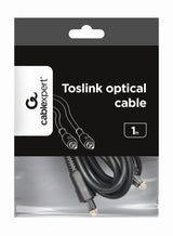 Gembird Toslink, 1m lydkabel Sort