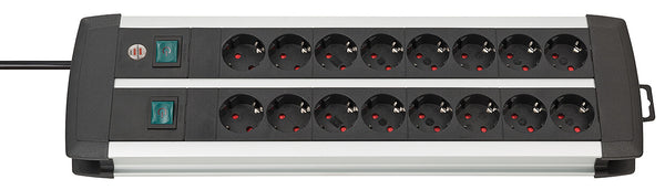 Brennenstuhl 1391000916 stikdåse 3 m 16 AC stikkontakt(er) Indendørs Sort, Hvid