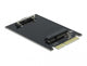 DeLOCK SATA 22 pin male to mSATA slot interface-kort/adapter Intern