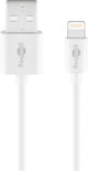 Goobay 72909 Lightning kabel 3 m Hvid