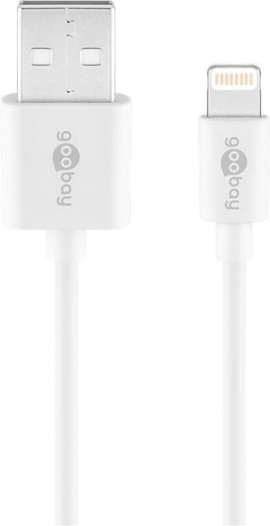 Goobay 54600 Lightning kabel 1 m Hvid
