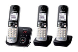 Panasonic KX-TG6823GB telefon DECT telefon Nummervisning Sort, Sølv
