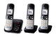 Panasonic KX-TG6823GB telefon DECT telefon Nummervisning Sort, Sølv