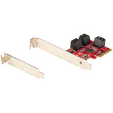 StarTech.com 6P6G-PCIE-SATA-CARD interface-kort/adapter Intern