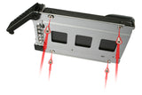 Icy Dock MB991TRAY-B drive bay panel Sort, Sølv