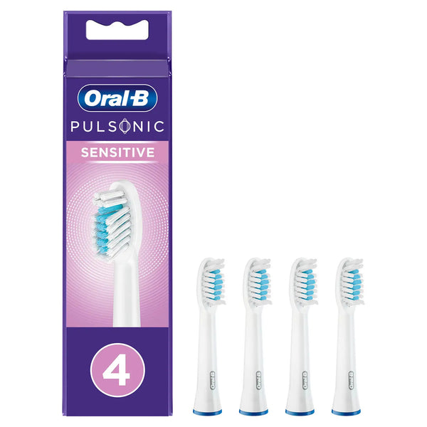 Oral-B Pulsonic Sensitive 4 stk Hvid