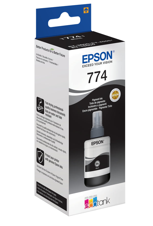 Epson 774 EcoTank sort pigment blækbeholder