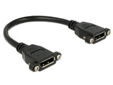 DeLOCK 0.5m F-F DisplayPort Sort