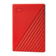 Western Digital My Passport ekstern harddisk 2 TB 2.5" 3.2 Gen 1 (3.1 Gen 1) Rød