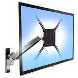 Ergotron Interactive Arm, VHD 152,4 cm (60") Væg Aluminium, Sort