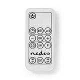 Nedis HTBA20WT varmeapparat Indendørs Hvid 2000 W Blæser med elektrisk områdevarmer