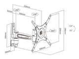 Multibrackets 6085 tv-beslag 81,3 cm (32") Hvid