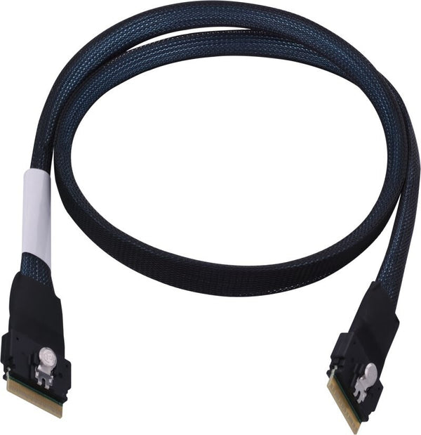 Microchip Technology ACK-I-SlimSASx8-SlimSASx8-0.8M 0,8 m Sort
