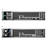 Synology RackStation RS3621xs+ NAS Stativ (2U) Intel® Xeon® D D-1541 8 GB DDR4 72 TB HDD DiskStation Manager Sort
