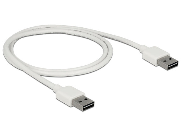 DeLOCK 85193 USB-kabel USB 2.0 1 m USB A 0,48 Gbit/sek. Hvid