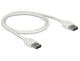 DeLOCK 85193 USB-kabel USB 2.0 1 m USB A 0,48 Gbit/sek. Hvid