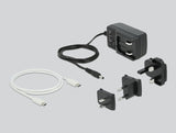 DeLOCK 63084 drev dockingstation USB 3.2 Gen 2 (3.1 Gen 2) Type-C Hvid