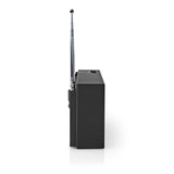 Nedis RDFM1200BK radio Bærbar Analog Sort