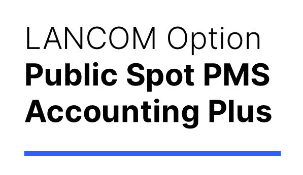 LANCOM Public Spot PMS Accounting Plus Option Administration af netværk 1 licens(er)