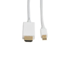 Prokord MDPH12-5M videokabel adapter Mini DisplayPort HDMI Hvid