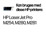 HP LaserJet Original 203X -tonerpatron med høj kapacitet, gul