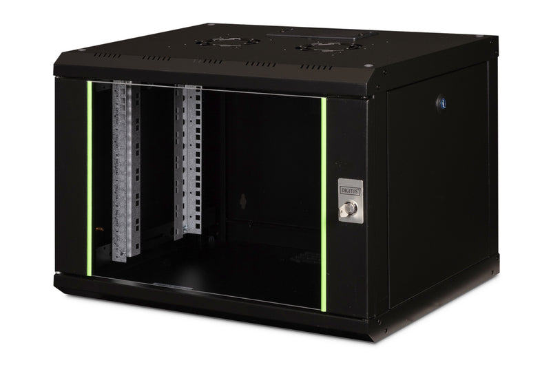 Digitus DN-19 07-U-SW stativ 7U Vægmonteret stativ Sort