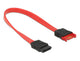 DeLOCK 83952 SATA-kabel 0,2 m SATA 7-pin Sort, Rød
