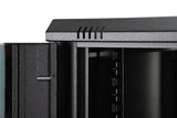 Digitus DN-19 09U-6/6-EC-SW stativ 9U Vægmonteret stativ Sort