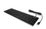 KeySonic KSK-8030 IN (DE) black tastatur Industriel USB QWERTZ Tysk Sort