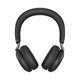 Jabra Evolve2 75 Headset Trådløs Kontor/Callcenter Bluetooth Opladningsstativ Sort