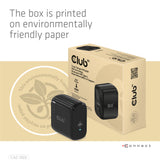 CLUB3D CAC-1905EU oplader til mobil enhed Universel Sort Vekselstrøm Hurtig opladning Indendørs