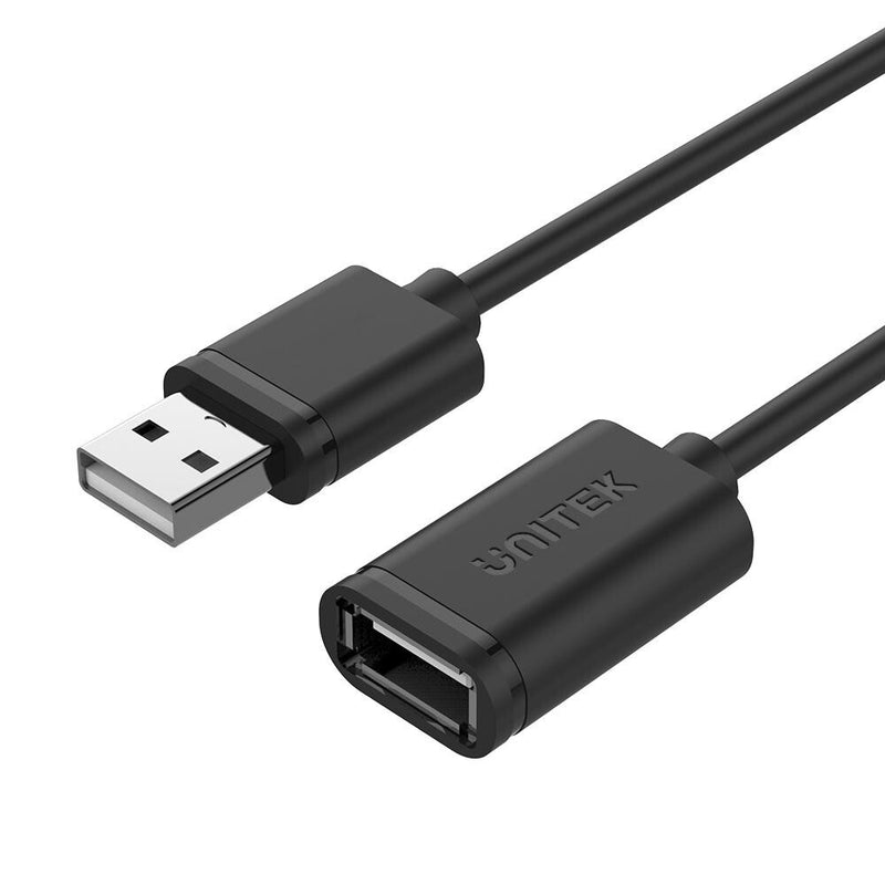 UNITEK Y-C447GBK USB-kabel USB 2.0 0,5 m USB A 0,48 Gbit/sek. Sort