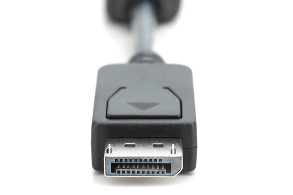 Digitus AK-340400-001-S videokabel adapter 0,15 m DisplayPort HDMI Sort