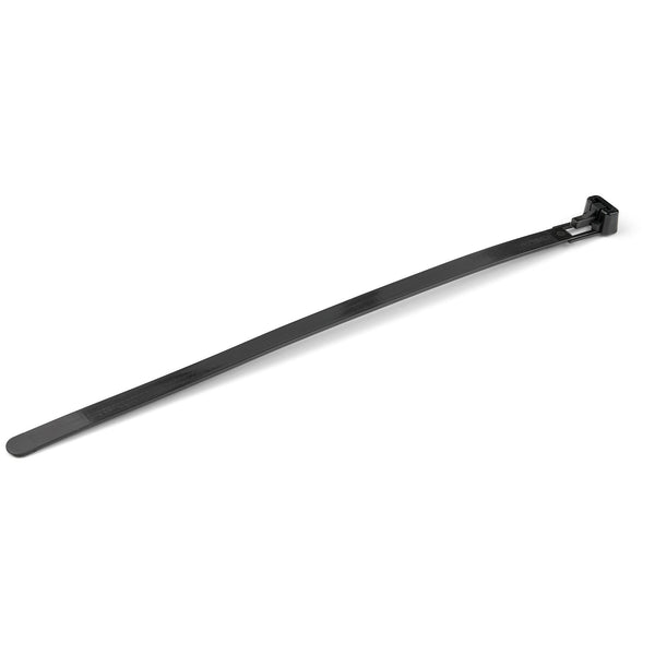 StarTech.com CBMZTRB8BK kabelsamler Udløselig kabelbinder Nylon, Plast Sort 100 stk