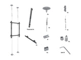 Multibrackets 6959 skærmbeslag til skiltning 165,1 cm (65") Sort
