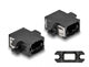 DeLOCK 87932 fiber adapter MPO/MPO 1 stk Sort