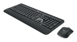 Logitech 920-008678 tastatur Mus inkluderet Universel RF trådløst AZERTY Belgisk Sort