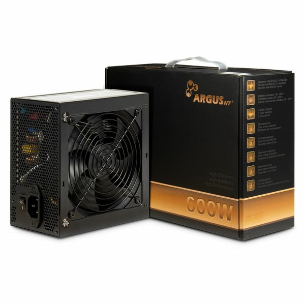 Inter-Tech Argus BPS-600 enhed til strømforsyning 600 W 20+4 pin ATX ATX Sort